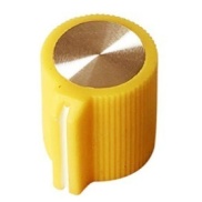 Control Yellow Knob 16x14mm