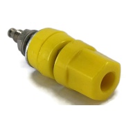 Yellow Speaker Binding Post 4mm Connector