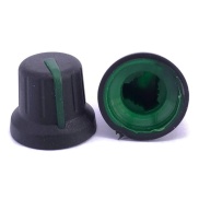 Black knob Green Indicator 16X15mm