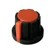 Black knob Red Top 19X14mm