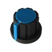 Black knob Blue Top 19X14mm
