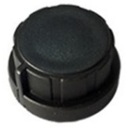 Black knob black Top 32X16mm Shaft Hole 6.4mm