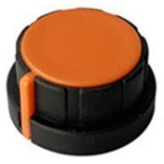 Black knob Orange Top 32X16mm Shaft Hole 6.4mm