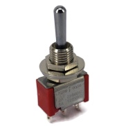 Mini Toggle Switch 1M Series SPDT Momentary (ON)-Off-(ON)