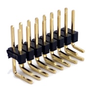 2x8 Pin 2.54mm Right Angle Double Row Pin Header