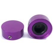 KN2310 Purple Foot Switch  Aluminium Knob 23x10mm