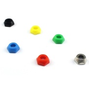 Red Nut Plastic For 6.35MM Phone Jack
