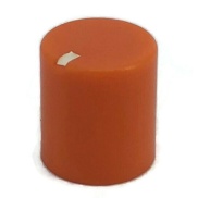 Orange control knob 9.8x11mm Shaft hole 6x18T