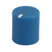 Blue control knob 9.8x11mm Shaft hole 6x18T