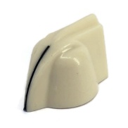 Chicken Head Cream Knob 23x14mm