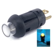 Illuminated PUSH BUTTON SWITCH SPST Momentary Green LED 0.1A 30VDC