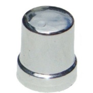 Silver Audio Knob 15x17mm Shaft Hole 6x18T