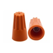Orange Wire-nut connector 8x15mm AWG 22-16 