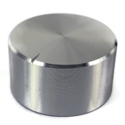 Aluminum Silver Knob 32X17mm shaft hole 6X18T 