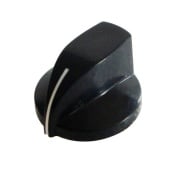 Black Knob 24X14mm shaft hole 6X18T 