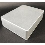 1590BB Style Aluminum Diecast Enclosure WINKED SILVER