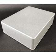 1590XX Style Aluminum Diecast Enclosure WINKED SILVER