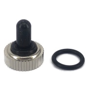 Waterproof Cap Black E1-RUBBER-HOOD switch