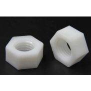 White Nylon Nut for Screw M3