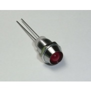 5mm Bezel LED Holder Chrome Metal