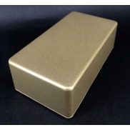 125B Style Aluminum Diecast Enclosure METALLIC LIGHT GOLD