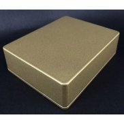 1590BB Style Aluminum Diecast Enclosure METALLIC LIGHT GOLD