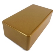 125B Style Aluminum Diecast Enclosure METALLIC DARK GOLD