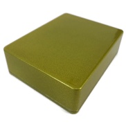 1590BB Style Aluminum Diecast Enclosure METALLIC CANDY YELLOW