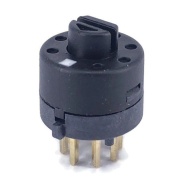 Rotary Switch 1 Pole 3 Position Short Handle with White Marking