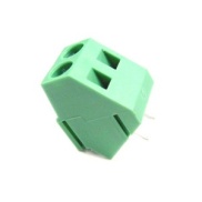EK500A Screw Terminal Block 2 Positions 5mm 45 Degree