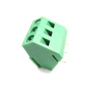 EK500A Screw Terminal Block 3 Positions 5mm 45 Degree