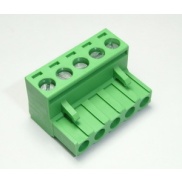 12 Pin Female Plug-In Type Vertical Terminal Block 5.08mm 5ESDV