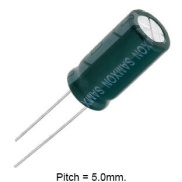 1000uF 16V 105C Aluminum Electrolytic Capacitor 10x20mm SAMXON