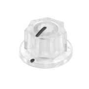 MXR Style Fluted Clear Knob Shaft 6x18T