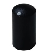 Black Micro Knob 7.6x14mm Shaft 6x18T