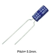 47uF 16V 85C Radial Electrolytic Capacitor 5x11mm
