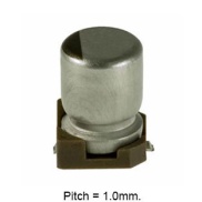 SMD 2.2uF 50V 105C 4x5.4mm Electrolytic Capacitor NICHICON