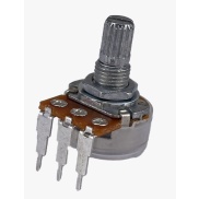 TAYDA 10K OHM Linear Taper Potentiometer Spline Shaft PCB Mount