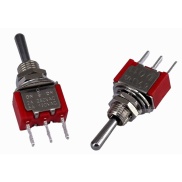 Mini Toggle Switch 1M Series SPDT On-Off-On PC Thru-Hole