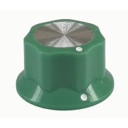 Green Moog Knob 25*15mm Shaft 6.4mm