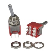 Sub Mini Toggle Switch 2M Series DPDT On-Off-On