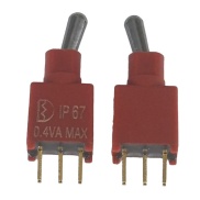 Sealed Sub Mini Toggle Switch SPDT On-On Short handle
