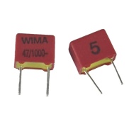 47pF 1000V 5% Polyester Film/Foil Box Type Capacitor