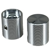 Aluminum Silver Knob 14X16mm shaft hole 6.4mm