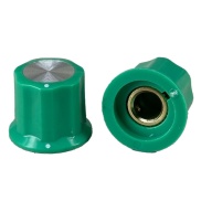Green Moog Knob 19x16mm Shaft 6.4mm