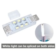 USB 12 LED White Light 5V Both Sides