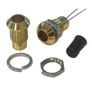 5mm Chrome Gold Plated Metal Bezel LED Holder