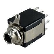 6.35mm 1/4" Stereo Phone Jack 9 Pins