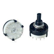 Mini Rotary Switch 2 Pole 5 Position SR2612F 18mm