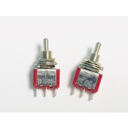 Mini Toggle Switch SPDT On-Off-On Short Lever